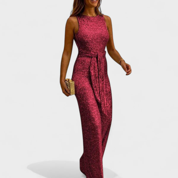 Madalena - Macacão Brilhante para Festas